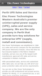Mobile Screenshot of elecpowertech.com.au